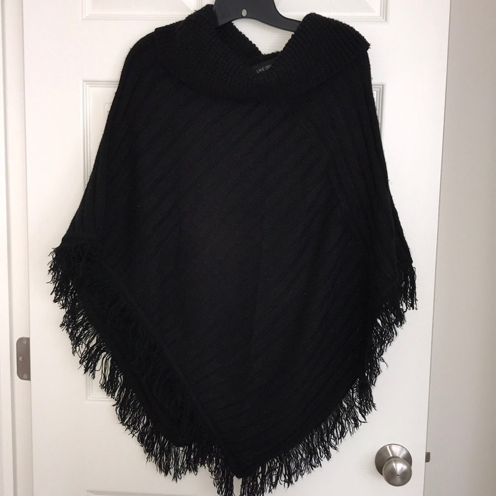 Black shawl sweater material Plus size 14/20